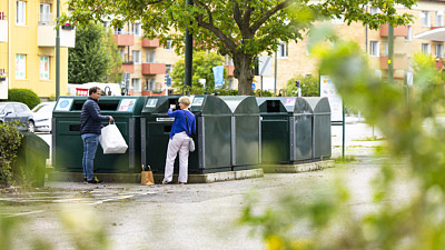 Återvinningsstationer