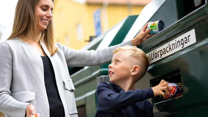 Tillfällig flytt av återvinningsstationen i Önneköp